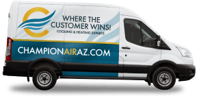 Champion Air service van